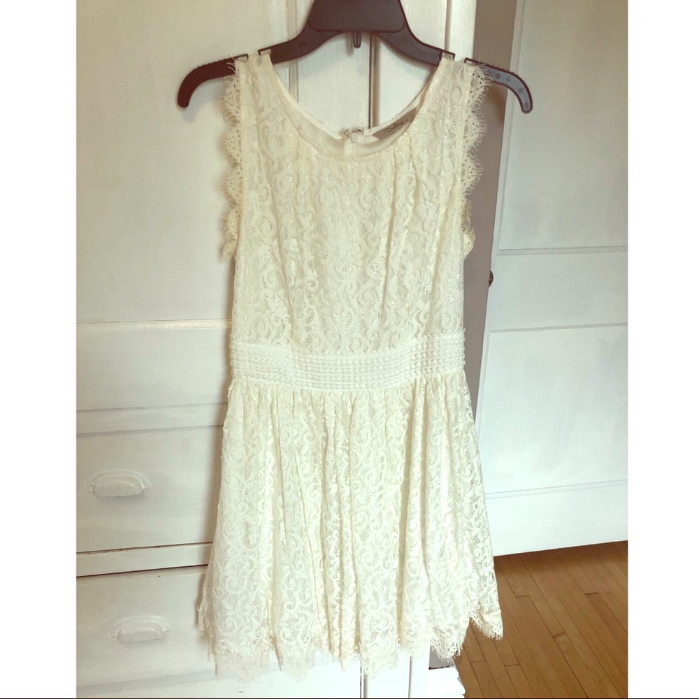 DanLing White Lace Dress